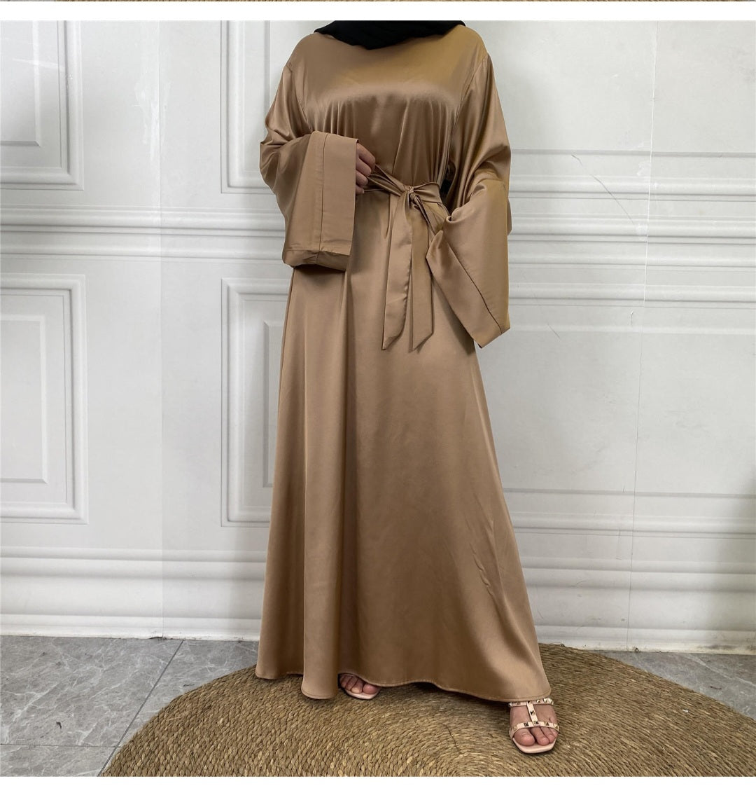 PRE-ORDER Wide Sleeve Satin Abaya