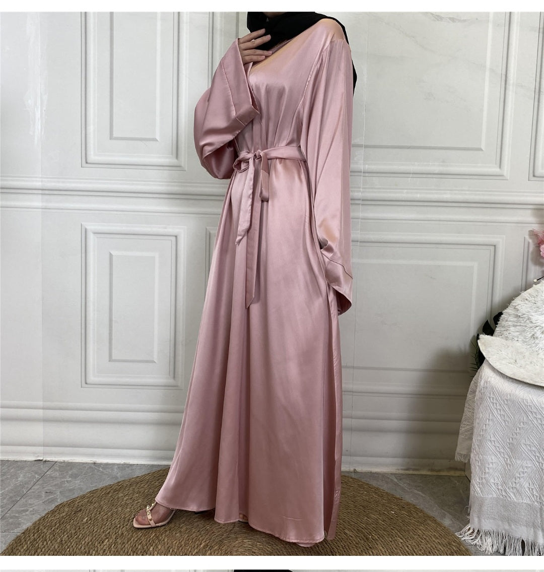 PRE-ORDER Wide Sleeve Satin Abaya