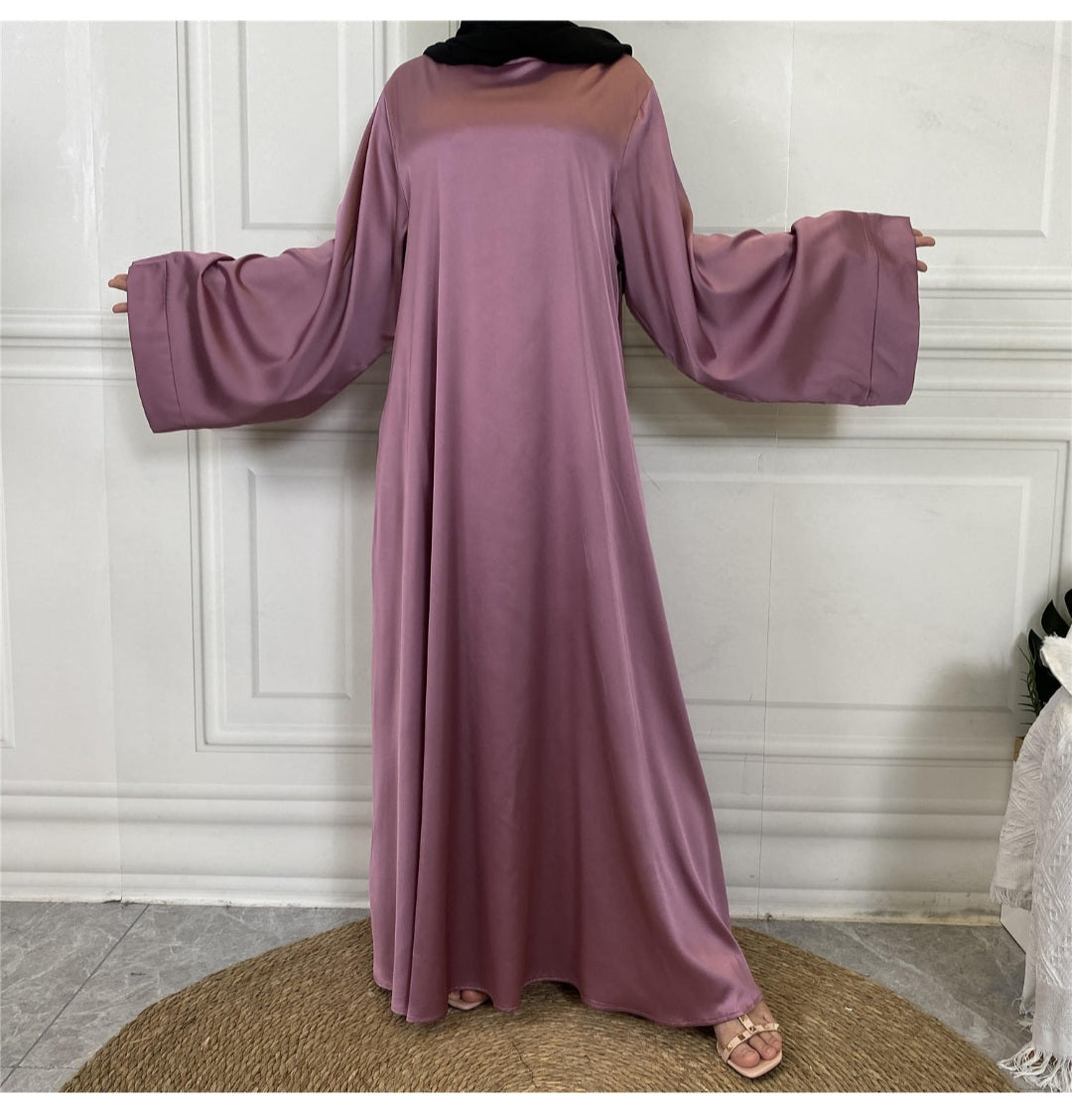 PRE-ORDER Wide Sleeve Satin Abaya