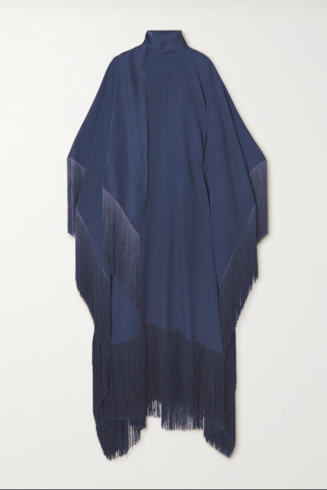 Audrey Navy Fringe Kaftan